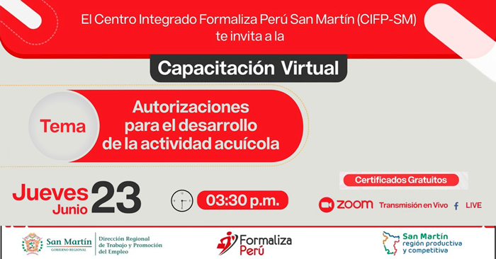 Capacitaci N Virtual Gratuita Acerca De Las Autorizaciones Para El