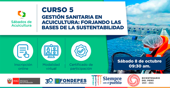 Curso Virtual Gratuito Fondepes Gesti N Sanitaria En Acuicultura