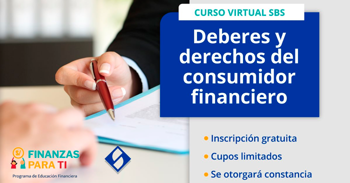 Curso Gratis Online Deberes Y Derechos Del Consumidor Financiero SBS