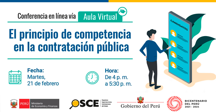 Conferencia Virtual Gratuita Osce El Principio De Competencia En La