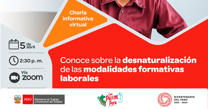 Charla Informativa Virtual Mtpe La Desnaturalizaci N De Las