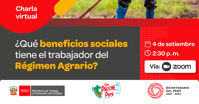 Charla online gratis Qué beneficios sociales tiene el trabajador del