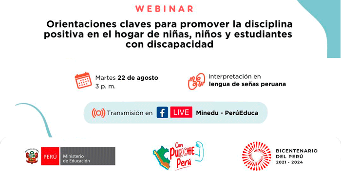 Webinar Orientaciones Para Promover La Disciplina Positiva En El Hogar