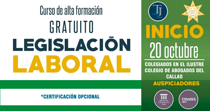 Curso De Alta Formación Gratuito: Legislación Laboral