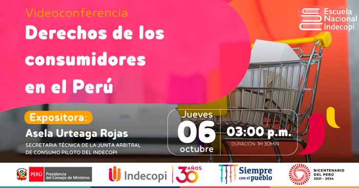 Conferencia Virtual Gratuita Indecopi Derechos De Los Consumidores