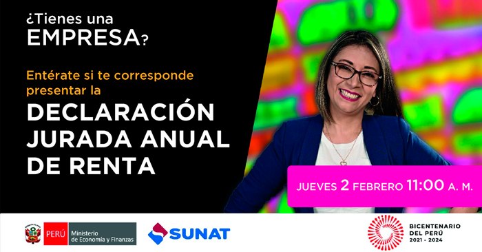 Evento Virtual Gratuito Sobre La Declaración Jurada Anual De Renta