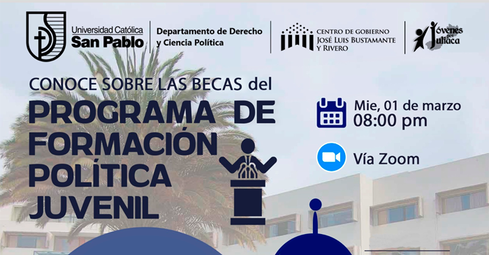 Charla Virtual Sobre Como Ser Acreedor De Las 40 Becas Para El Programa De Formación Política 0863