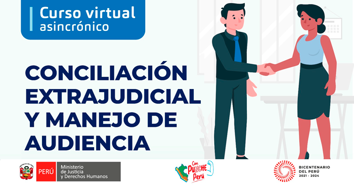 (Curso Virtual Gratuito) MINJUS: Conciliación Extrajudicial Y Manejo De ...