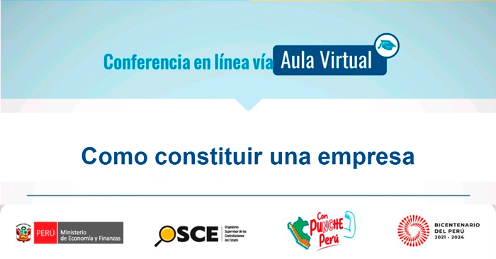 Conferencia Online Gratis Como Constituir Una Empresa Del Osce 5775