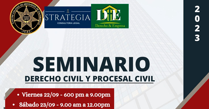 Seminario Online Gratis De "Derecho Civil Y Procesal Civil".