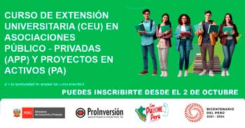 PROINVERSIÓN CEU 2024 - Curso de Extensión Universitaria de ProInversión (Convocatoria 2023)