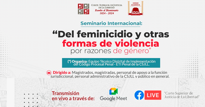 Seminario Online "Del Feminicidio Y Otras Formas De Violencia Por ...