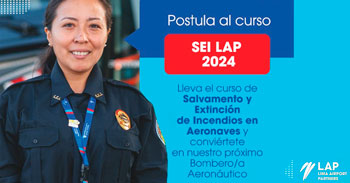 Curso SEI LAP 2024 de Lima Airport | Conviértete en bombero aeronáutico
