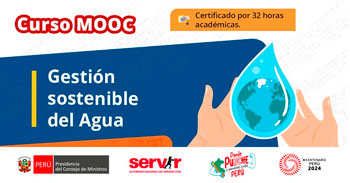 Curso online gratis certificado MOOC "Gestión sostenible del agua"