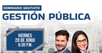 Seminario online gratis "Gestión Pública" de CIETSI Perú