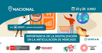 Seminario online "Importancia de la digitalización en la articulación de mercado" 