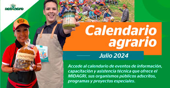 Calendario de eventos agrarios de capacitación y asistencia técnica del MIDAGRI