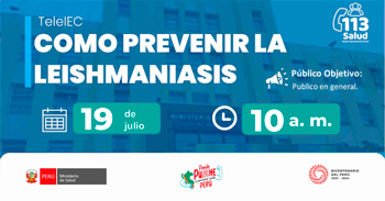 Capacitación online "Como Prevenir la Leishmaniasis" del  MINSA