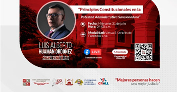Capacitación online "Principios Constitucionales en la Potestad Administrativa Sancionadora"
