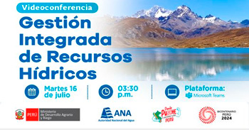 Conferencia online "Gestión Integrada de Recursos Hídricos" del  ANA