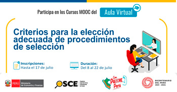 Curso online gratis MOOC "Criterios para la elección adecuada de procedimientos de selección" del OSCE