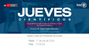 Evento online "Cirugía Mínimamente Invasiva en el Rostro y Cuello del Paciente Pediátrico"