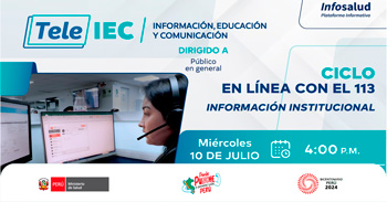 Evento online gratis "Información Institucional" del  MINSA