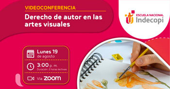 Conferencia online gratis "Derecho de autor en las artes visuales" del INDECOPI