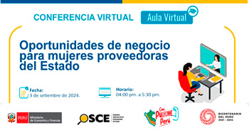 Conferencia online gratis sobre "Oportunidades de negocio para mujeres proveedoras del Estado" del OSCE