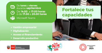 Cursos online gratis para MYPES del Ministerio de Producción