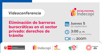 Conferencia online gratis Eliminación de barreras burocráticas en el sector privado: derechos de trámite