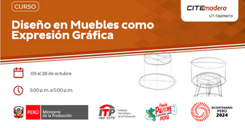 Curso presencial "Diseño en Muebles como Expresión Gráfica" de CITEmadera