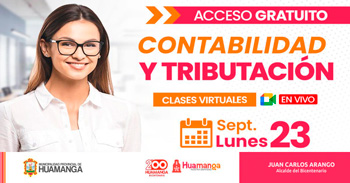  Curso online gratis "Contabilidad y tributación" de la Municipalidad Provincial de Huamanga