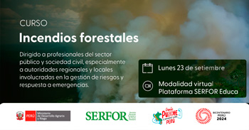 Curso online "Incendios forestales" del SERFOR