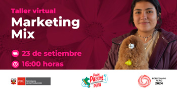 Taller  online "Gestión Empresarial- Marketing Mix" de PRODUCE