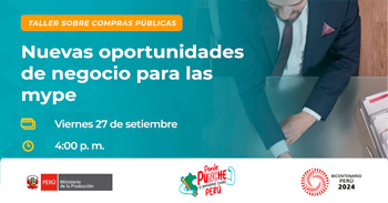 Taller  online "Nuevas oportunidades de negocio para las mype" de PRODUCE