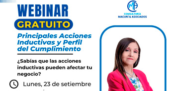  Webinar online gratis "Inducción SUNAT 2024" de Consultoría Macurí & Asociados