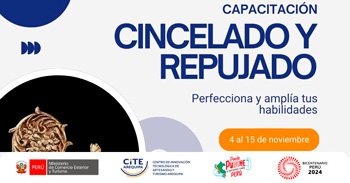 Capacitación presencial  "Cincelado y Repujado" de CITE AREQUIPA