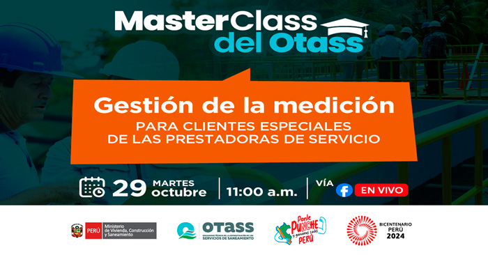 Capacitación virtual "Gestión de la medición para cuentes especiales de las prestadoras de servicio" del OTASS