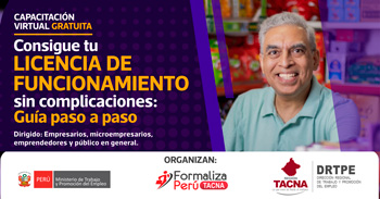 Capacitación online gratis "Consigue tu licencia de funcionamiento sin complicaciones: guía paso a paso" 