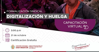 Capacitación online gratis "Formalización sindical, digitalización y huelga" 