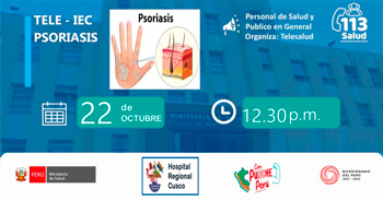 Capacitación online gratis "Psoriasis"  del  MINSA