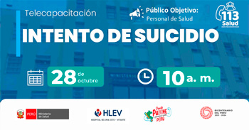 Capacitación online  "Intento de suicidio" del  MINSA