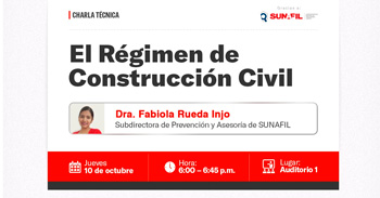  Charla presencial  "El Régimen de Construcción Civil" de Capeco