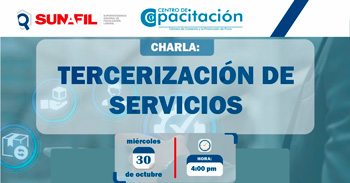 Charla virtual "Tercerizacion de servicios" de la Cámara de Comercio y la Producción de Puno