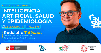  Conferencia online "Inteligencia Artificial, Salud Pública y Epidemiología" de la ENSAP