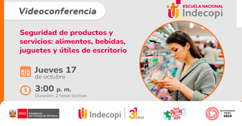 Conferencia online "Seguridad de productos y servicios: alimentos, bebidas, juguetes y útiles de escritorio"