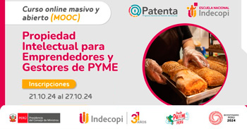 Curso online gratis certificado sobre "Propiedad Intelectual para emprendedores y gestores de PYME"