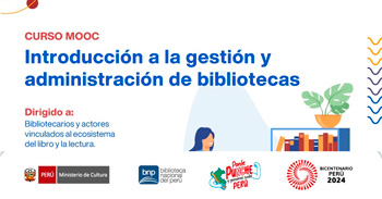 Curso online "Introducción a la gestión y administración de bibliotecas" de la SNB