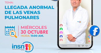 Evento online "Llegada anormal de las venas pulmonares" del INSNSB